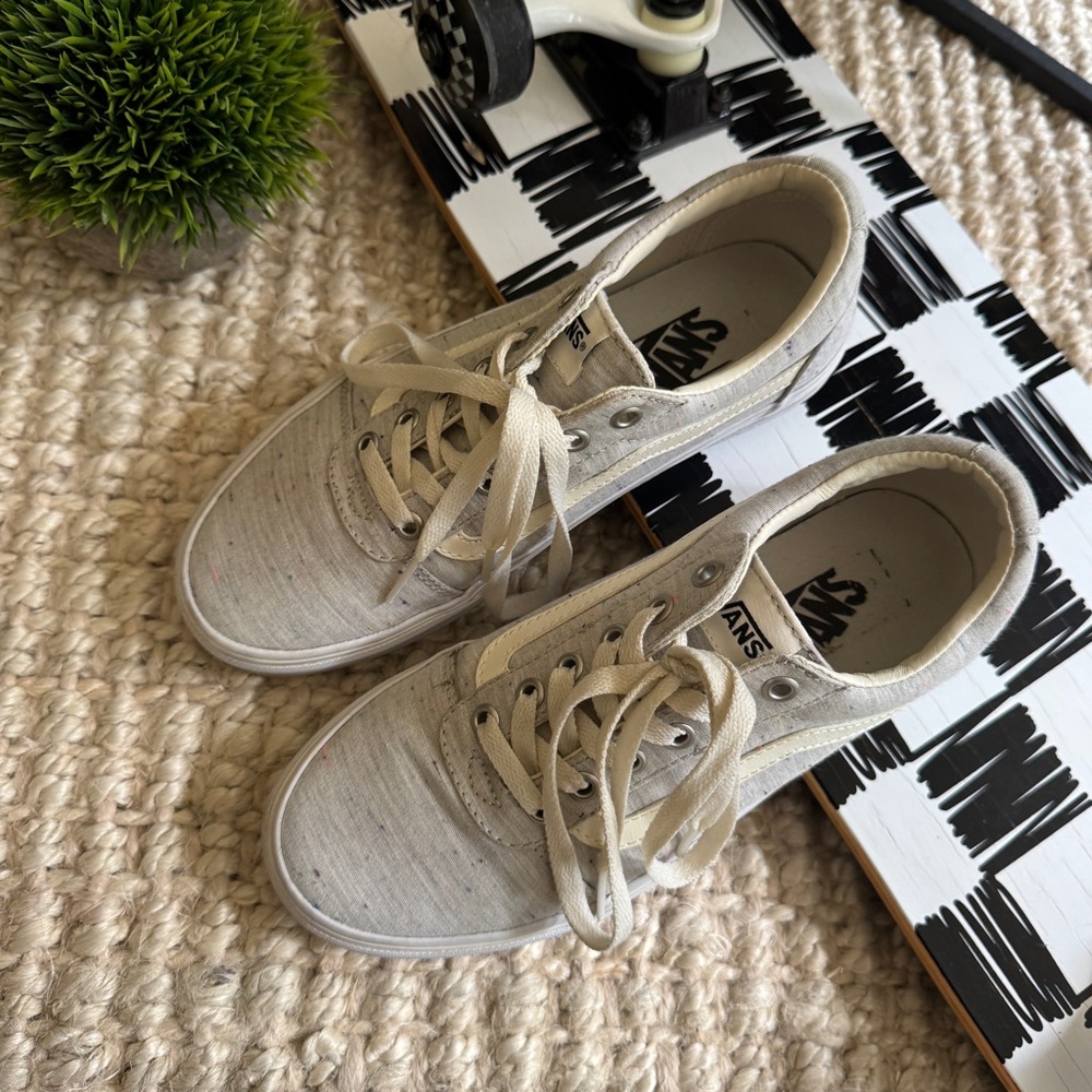 Vans Gray heather confetti sneakers